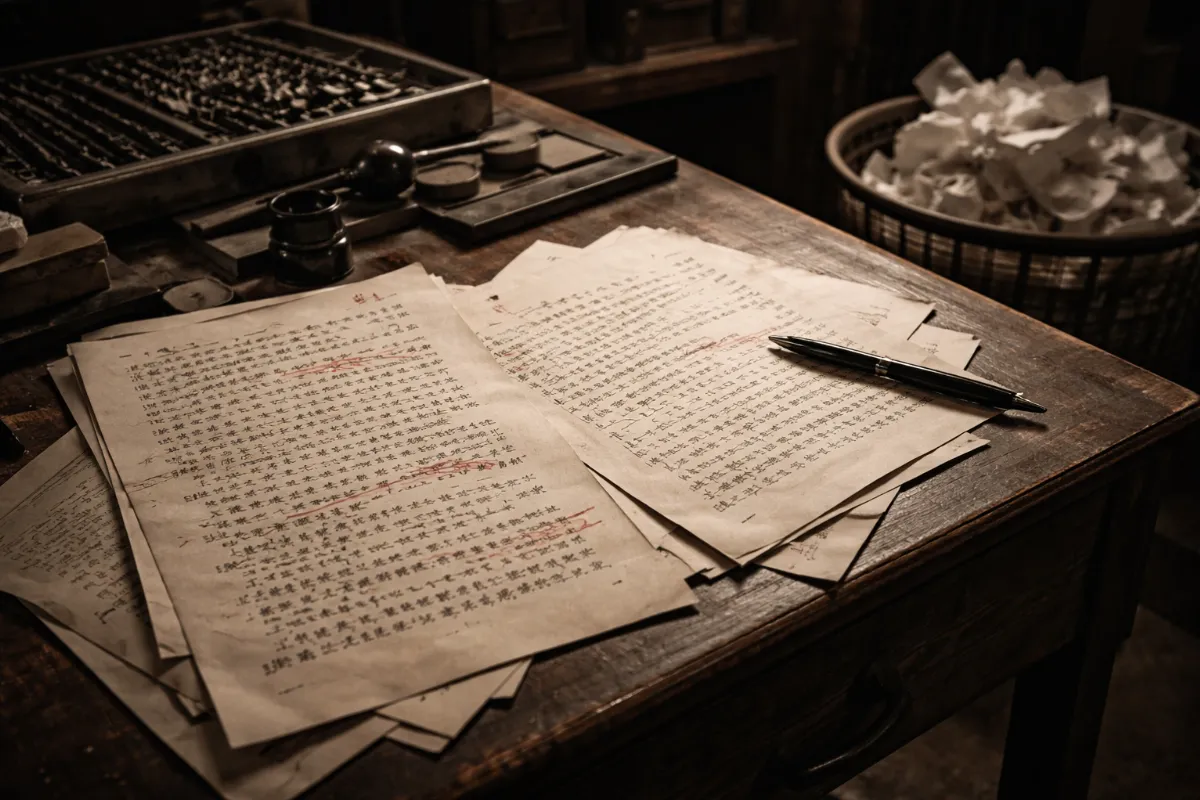 社論--作家手稿的溫度與價值